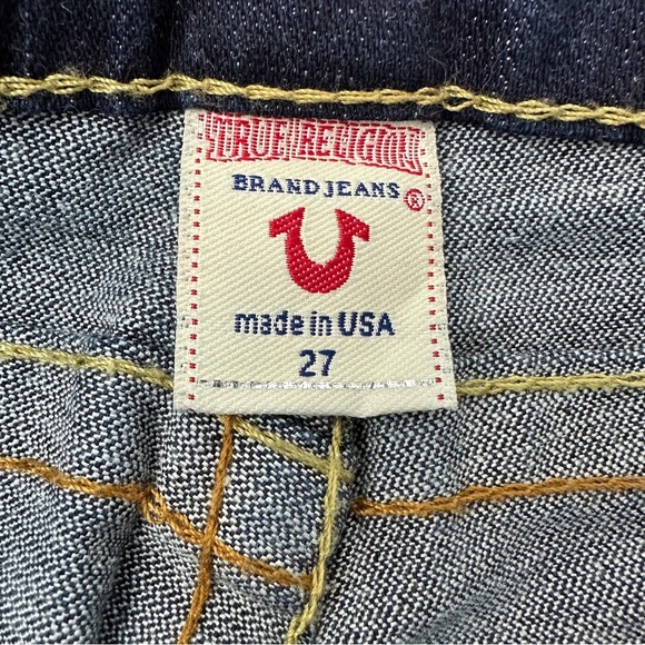 True Religion Joey Big T Stitch Flare Jean Size 27 - Picture 12 of 15